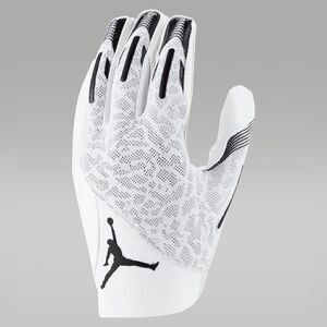 Nike Air Jordan Vaporknit Football Gloves White Cool Grey Men's Medium M Padded